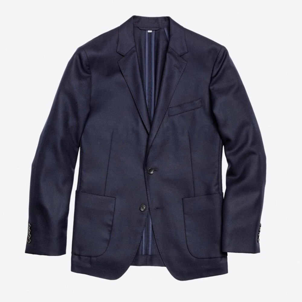 Bonobos unconstructed wool blazer navy